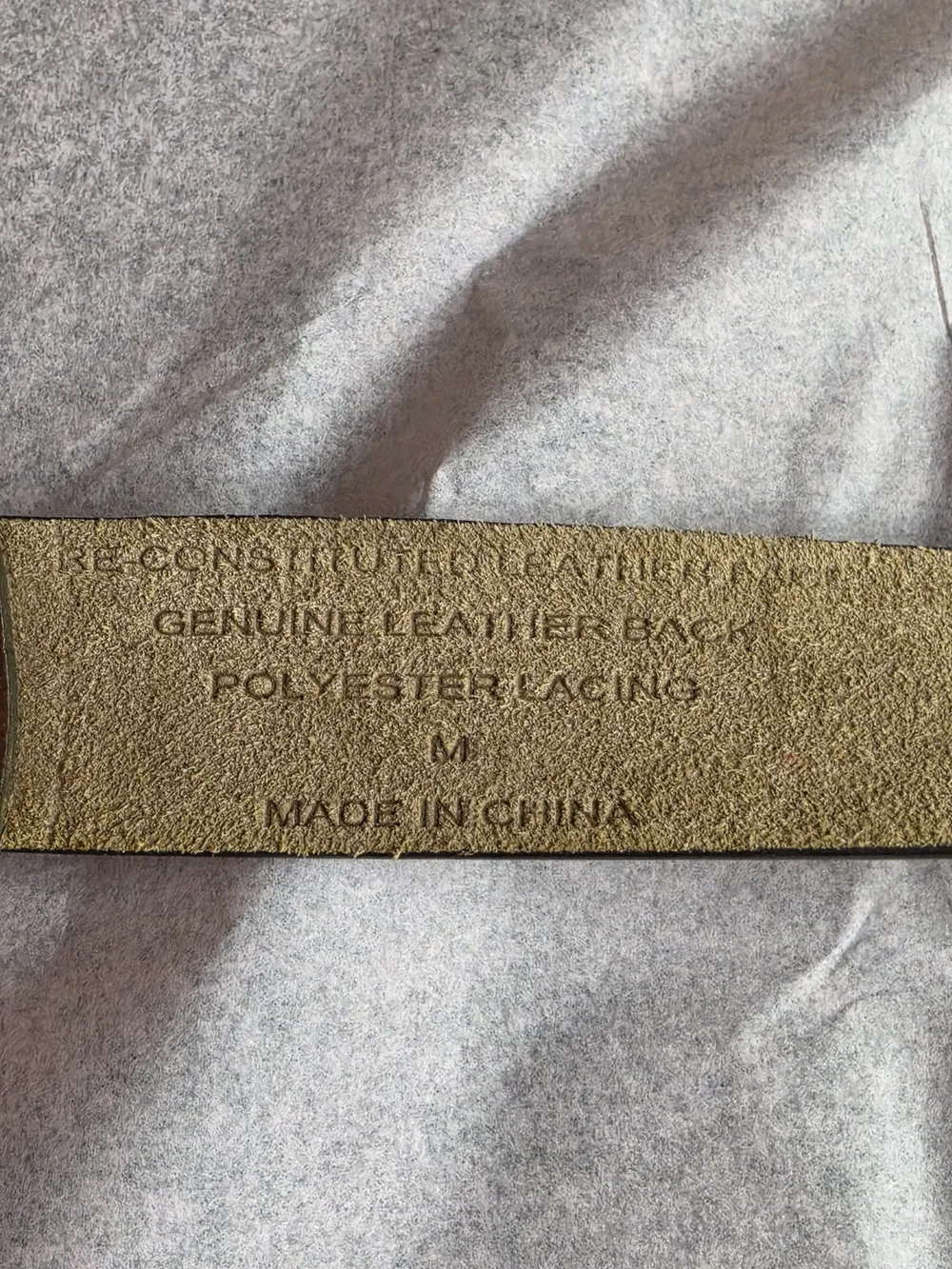 Brown Genuine Leather Floral Cutout Boho Belt Medium